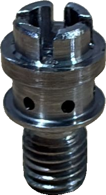 Racor hueco con cabeza ranurada — mecanizado CNC en Mecanizados Baixo Miño